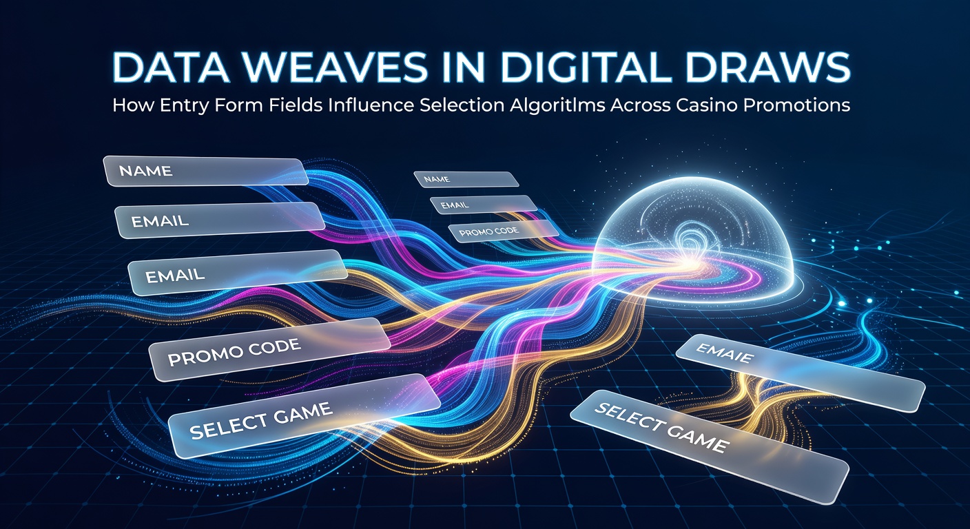 Diagram showing how various entry form fields feed into casino sweepstakes selection algorithms