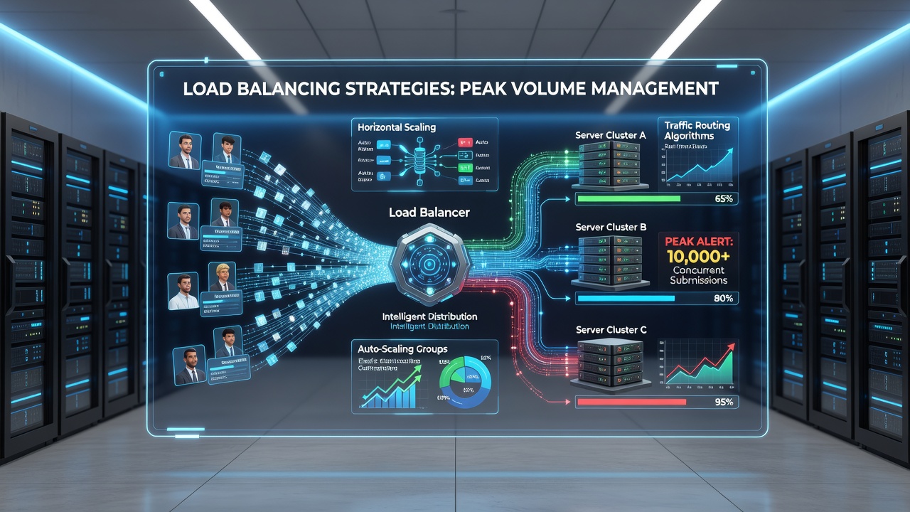 Server cluster handling concurrent casino entries